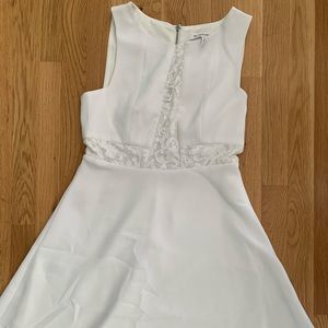 BCBG white mini dress